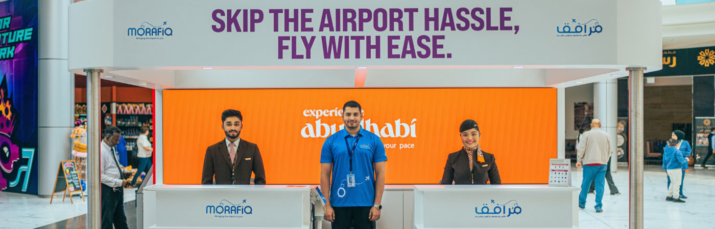 Yas Island Airport Check-In Counter